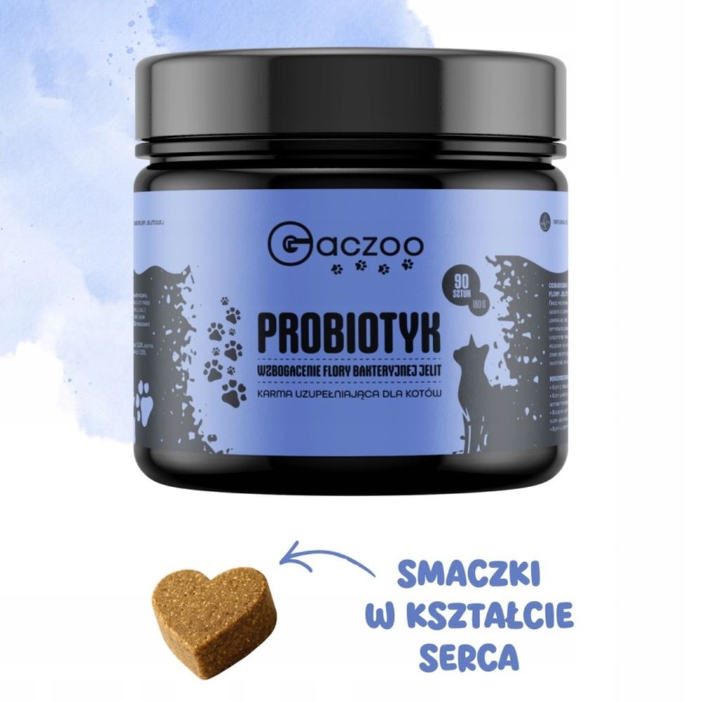 Gaczoo suplement dla kotów probiotyk 180g (90szt)